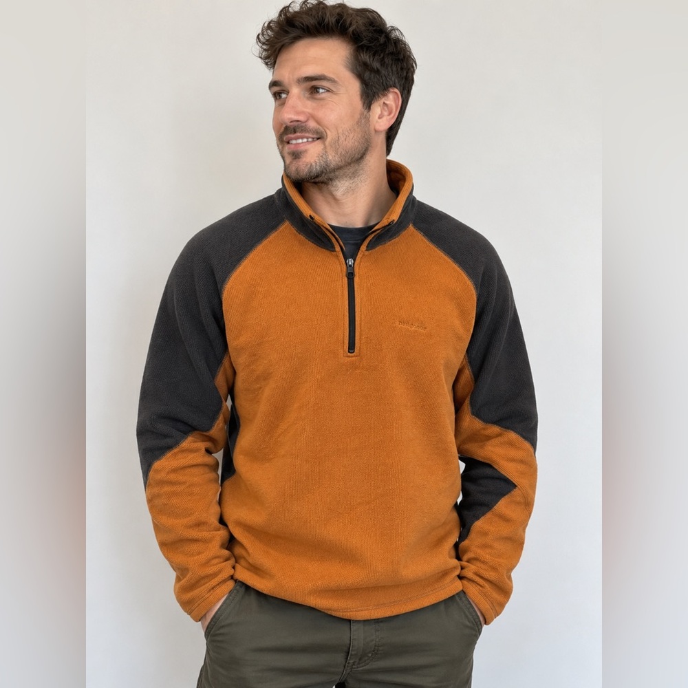 Vintage Patagonia Capilene Fleece 1/4-Zip Pullover Sweater
